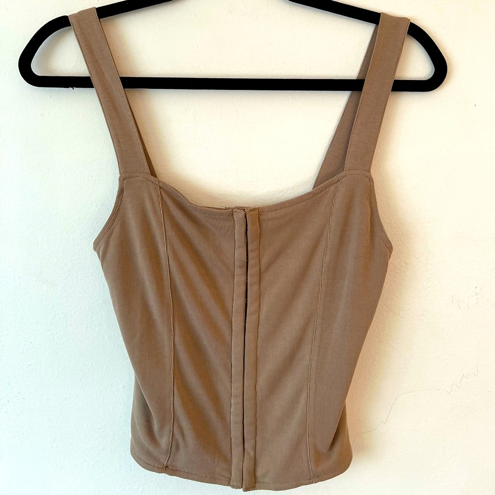 BB Dakota Cropped Corset Tank